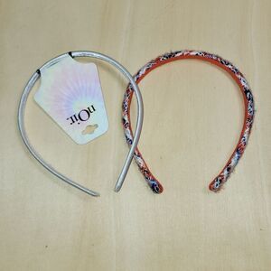 Set of 2 headbands. 1 White 1 Red, White & Blue NWOT and NWT